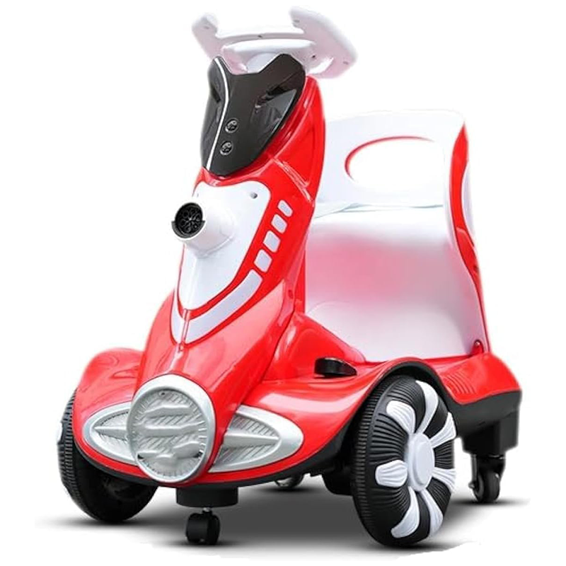 6V Kids Electric Ride-On Car with Bubble Function 2 in 1 Remote Control and Manual