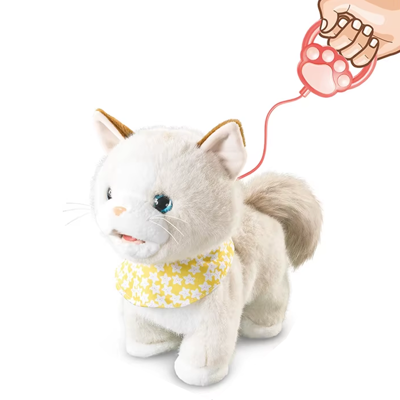 Realistic Interactive Toy Cat Walks and Mews