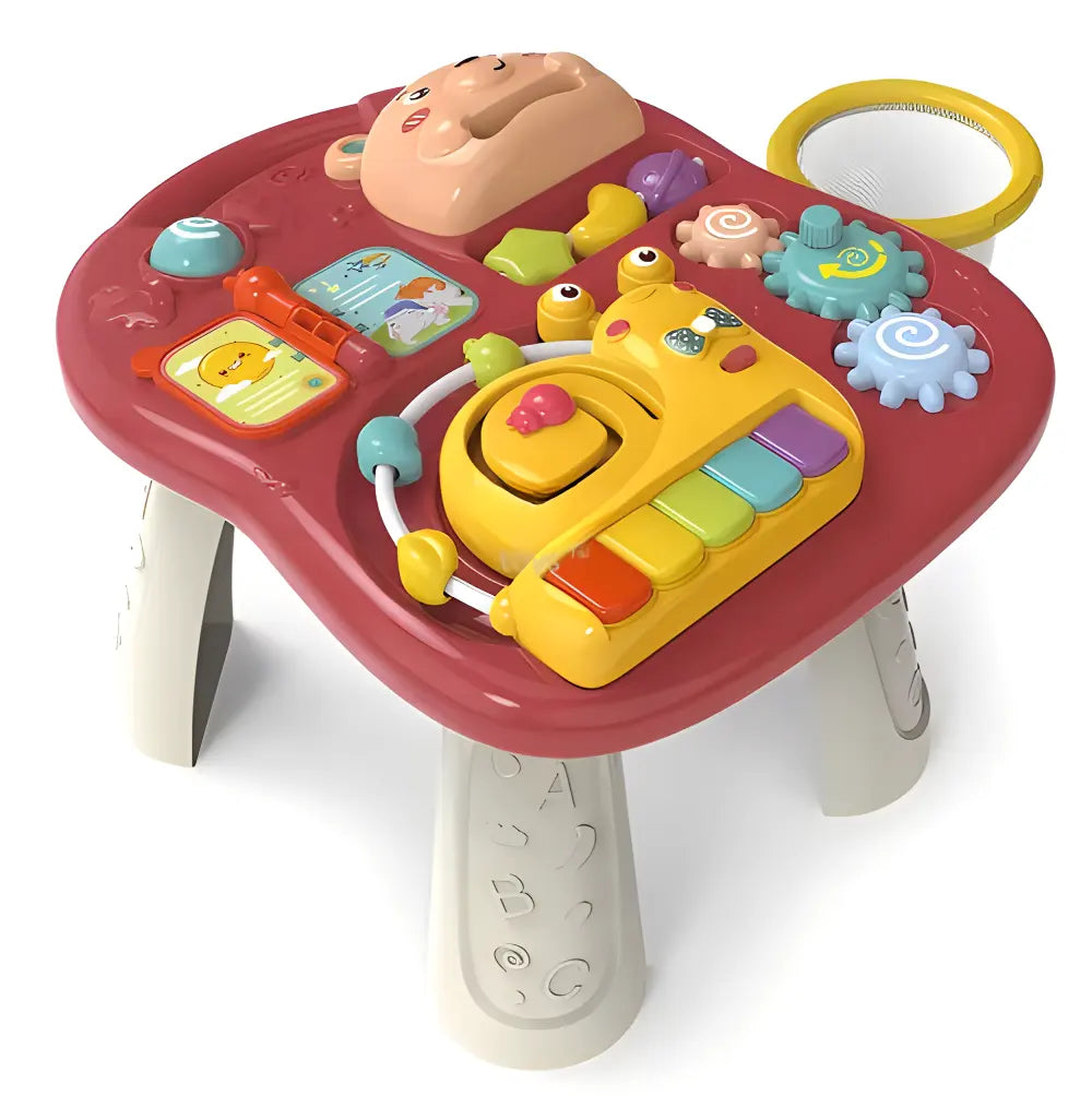 Kids Beginner Jazz Drum Set with Chair 25 Pieces Musical Instrument Toy Playset for toddlers and young children