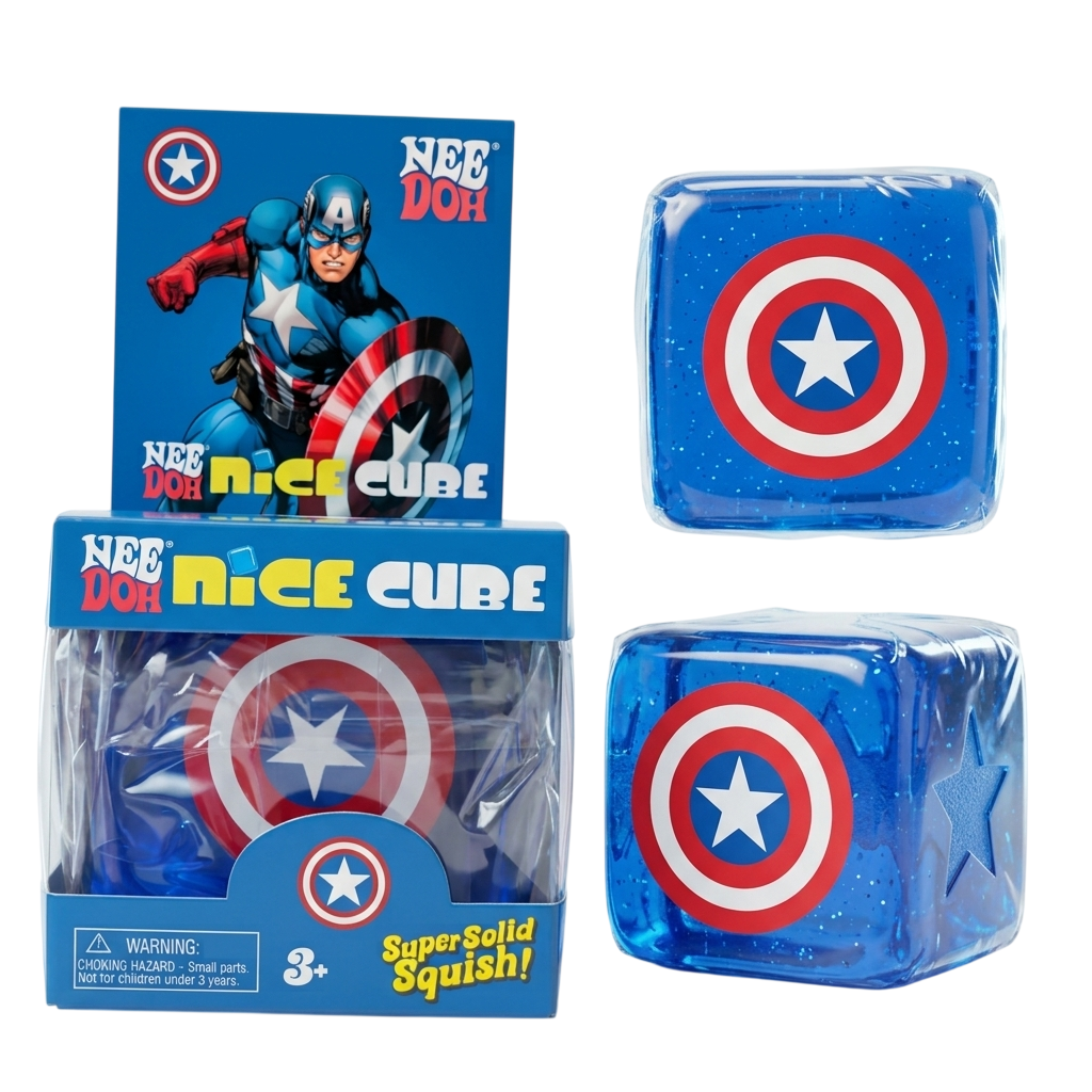 1 Pc Transparent Squishy Cube Stress Ball, Soft Square Sensory Fidget Toy for Adults & Teens, Squeeze Stretch Anxiety Relief Desk Toy with Floating Decorative Pieces