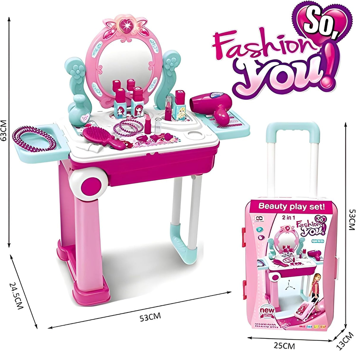 2-in-1 Beauty Makeup Kit for Girls
