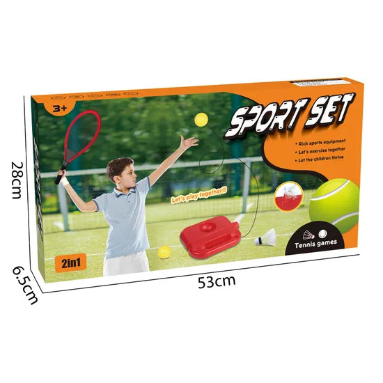 2-in-1 Kids Tennis & Badminton Set
