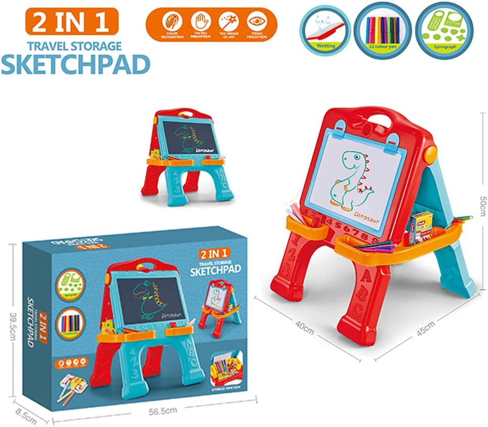 2-in-1 Travel Storage Sketchpad for Drawing and Art on the Go