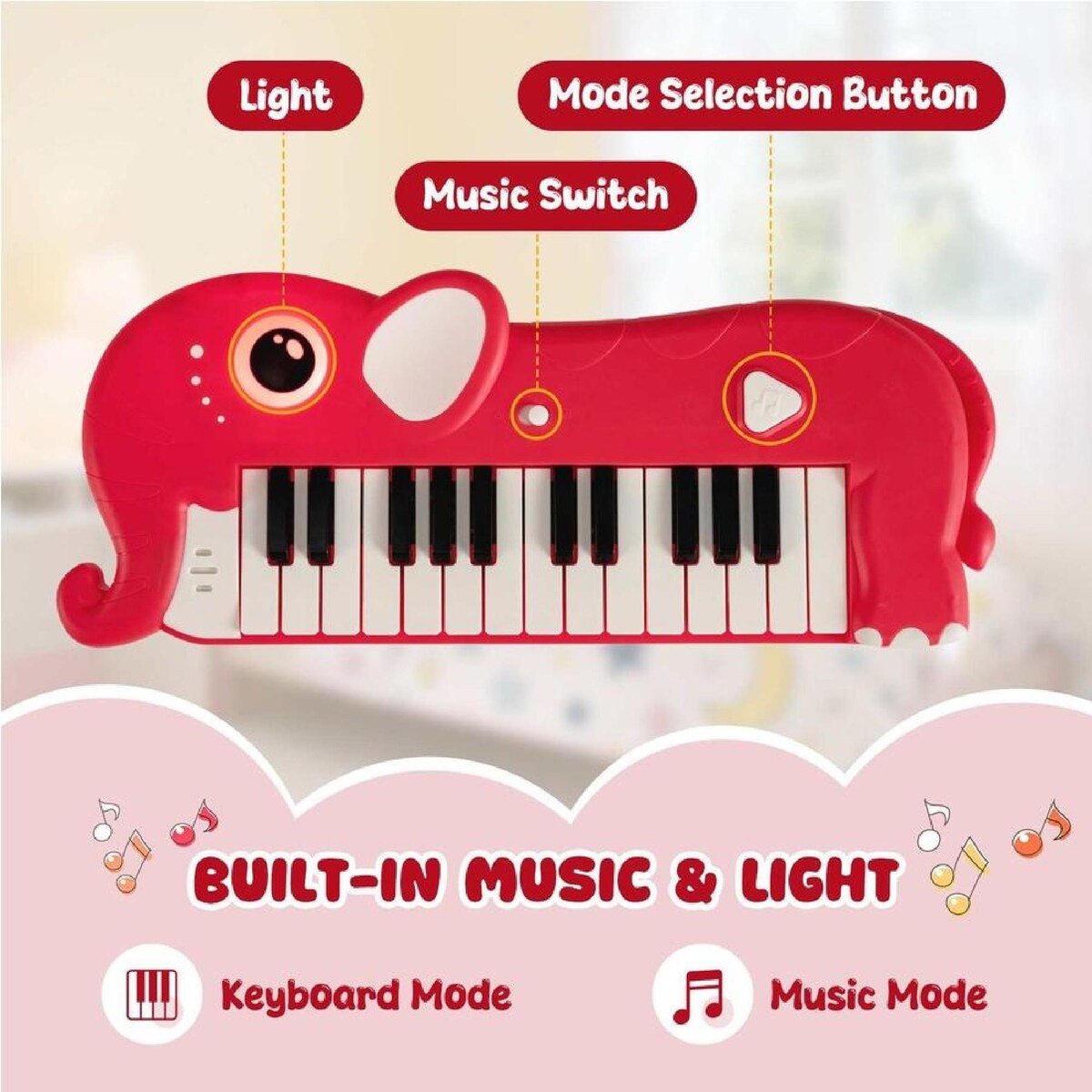 25-Key Elephant Piano