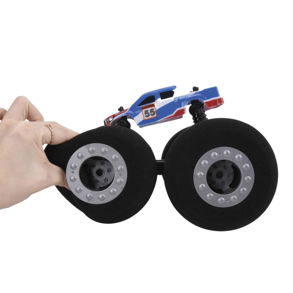 RC Monster Truck Stunt Car with Giant Soft Wheels Kids' Remote Control Toy