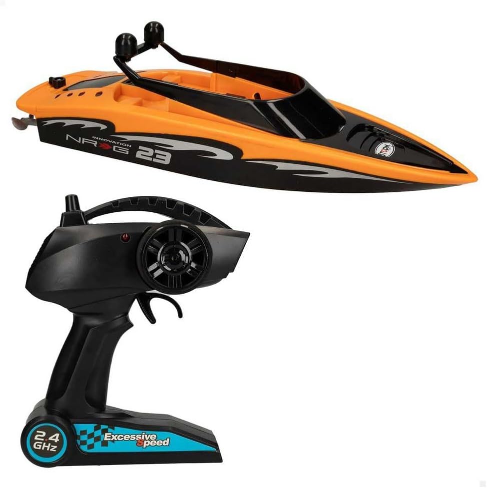 31 cm Long Racing RC Boat for Kids Remote Control Speed Boat, 2.4GHz, 35–40m Range