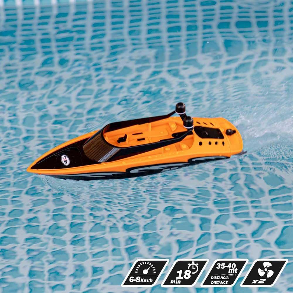 31 cm Long Racing RC Boat for Kids Remote Control Speed Boat, 2.4GHz, 35–40m Range