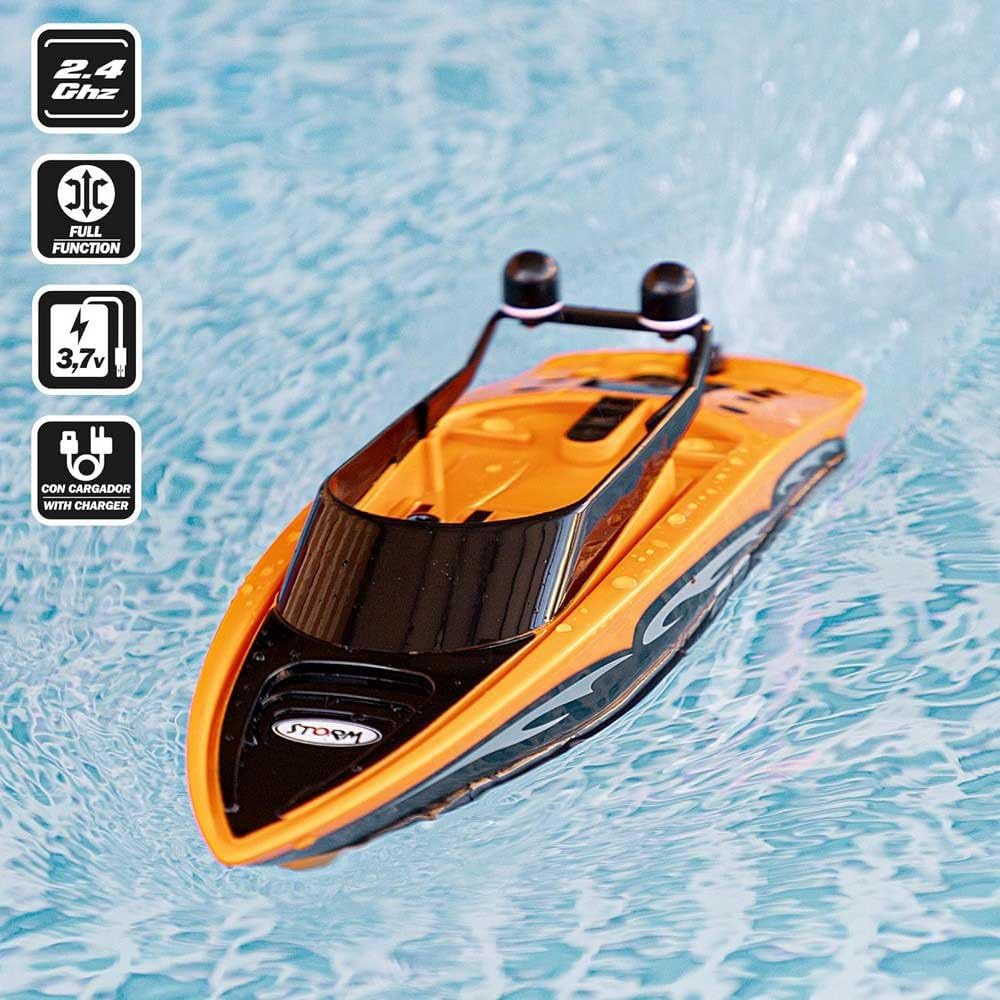 31 cm Long Racing RC Boat for Kids Remote Control Speed Boat, 2.4GHz, 35–40m Range