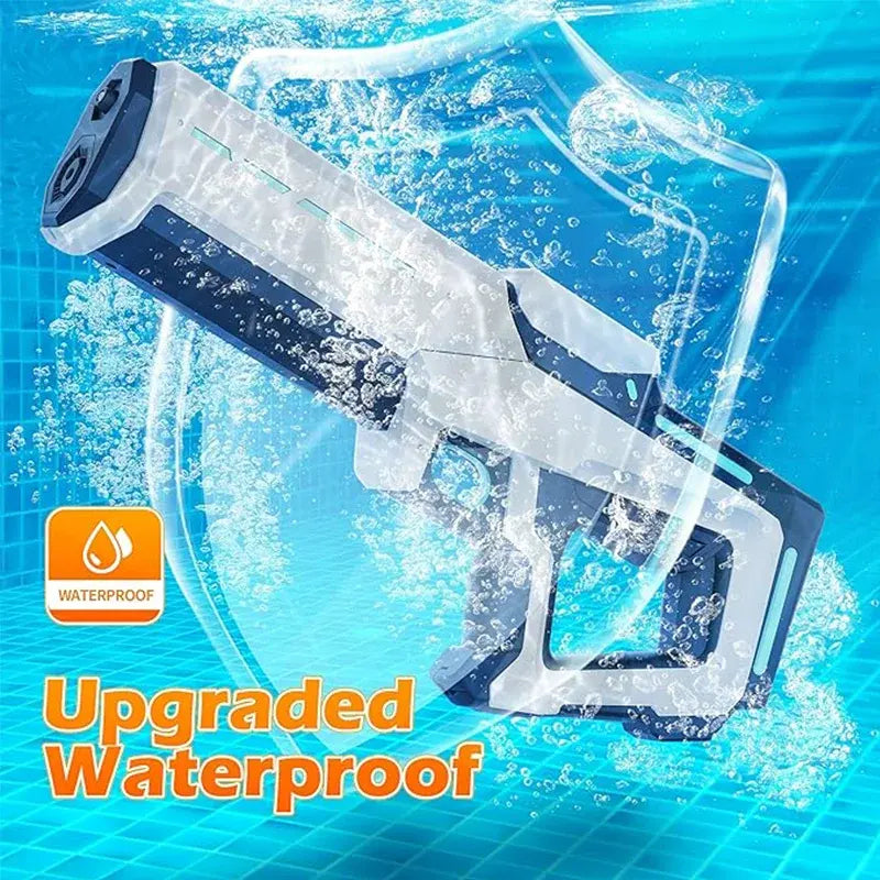 42cm High-Pressure Electric Water Gun for Adults & Kids – Automatic Water Absorption