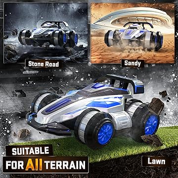 4WD Stunt Car - High-Speed Off-Road RC Car with 360° Flips and Lights