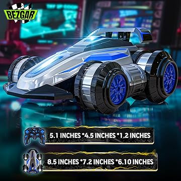 4WD Stunt Car - High-Speed Off-Road RC Car with 360° Flips and Lights