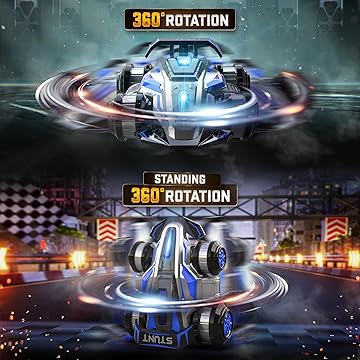 4WD Stunt Car - High-Speed Off-Road RC Car with 360° Flips and Lights