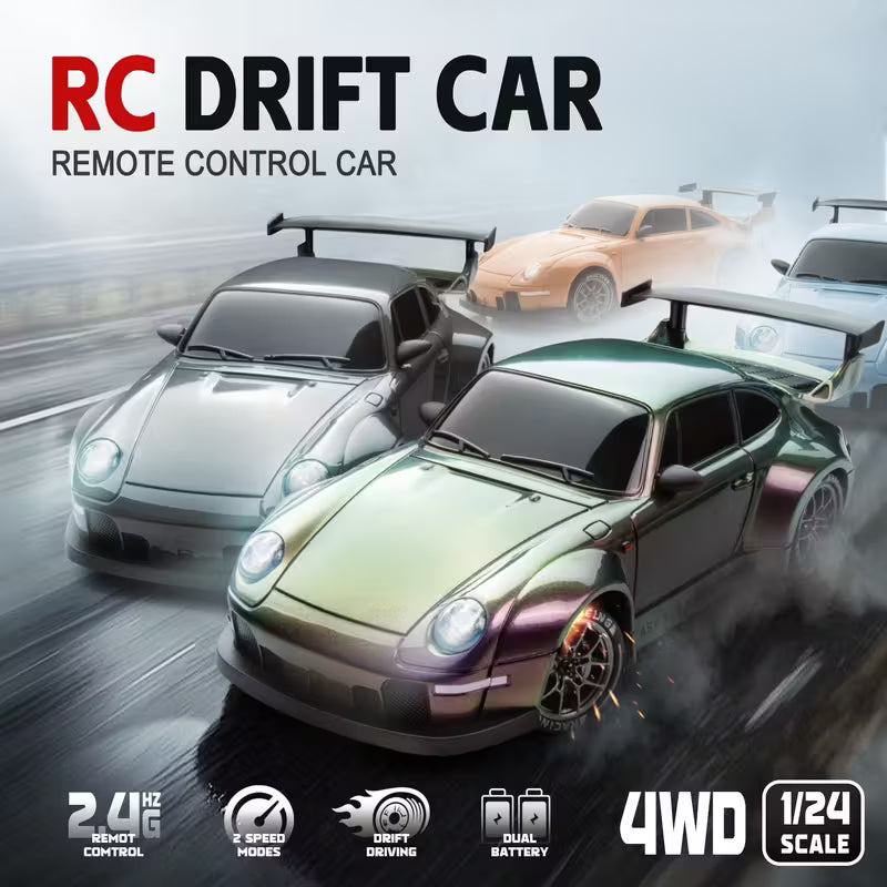 1:24 RC Drift Racing Car with LED Lights