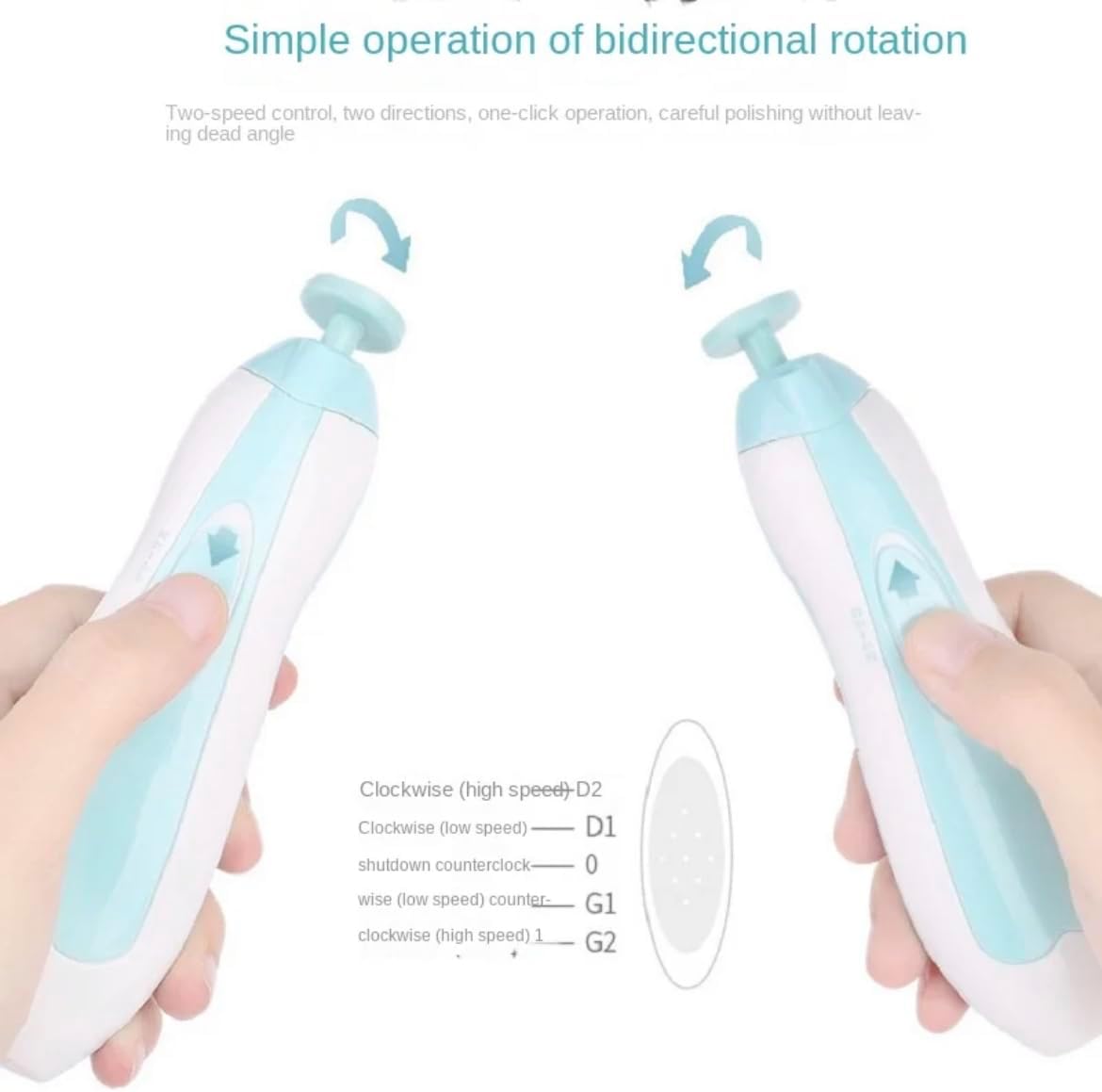 6-in-1 electric baby baby divel set file file safe file and clippers for netborns & addlers