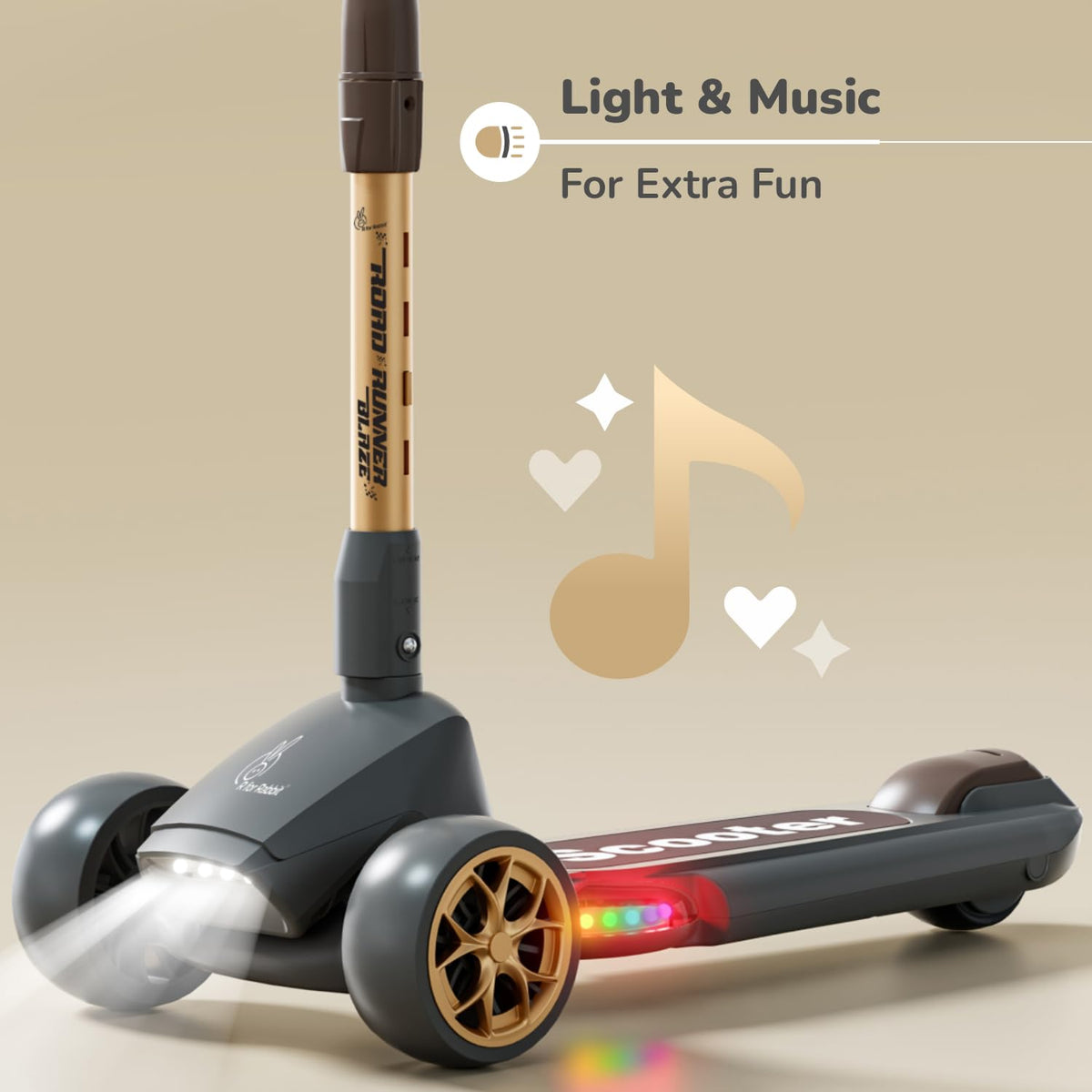 Road Runner Blaze Foldable Kick Scooter for Kids