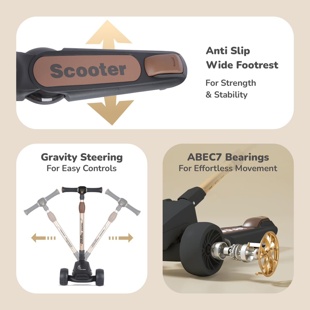 Road Runner Blaze Foldable Kick Scooter for Kids