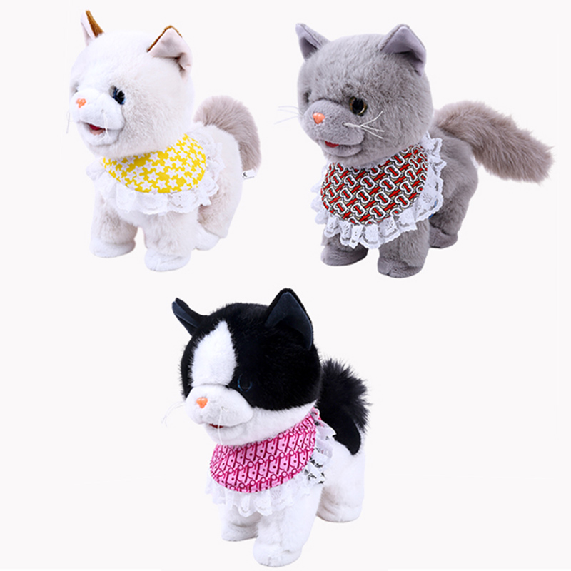 Realistic Interactive Toy Cat Walks and Mews