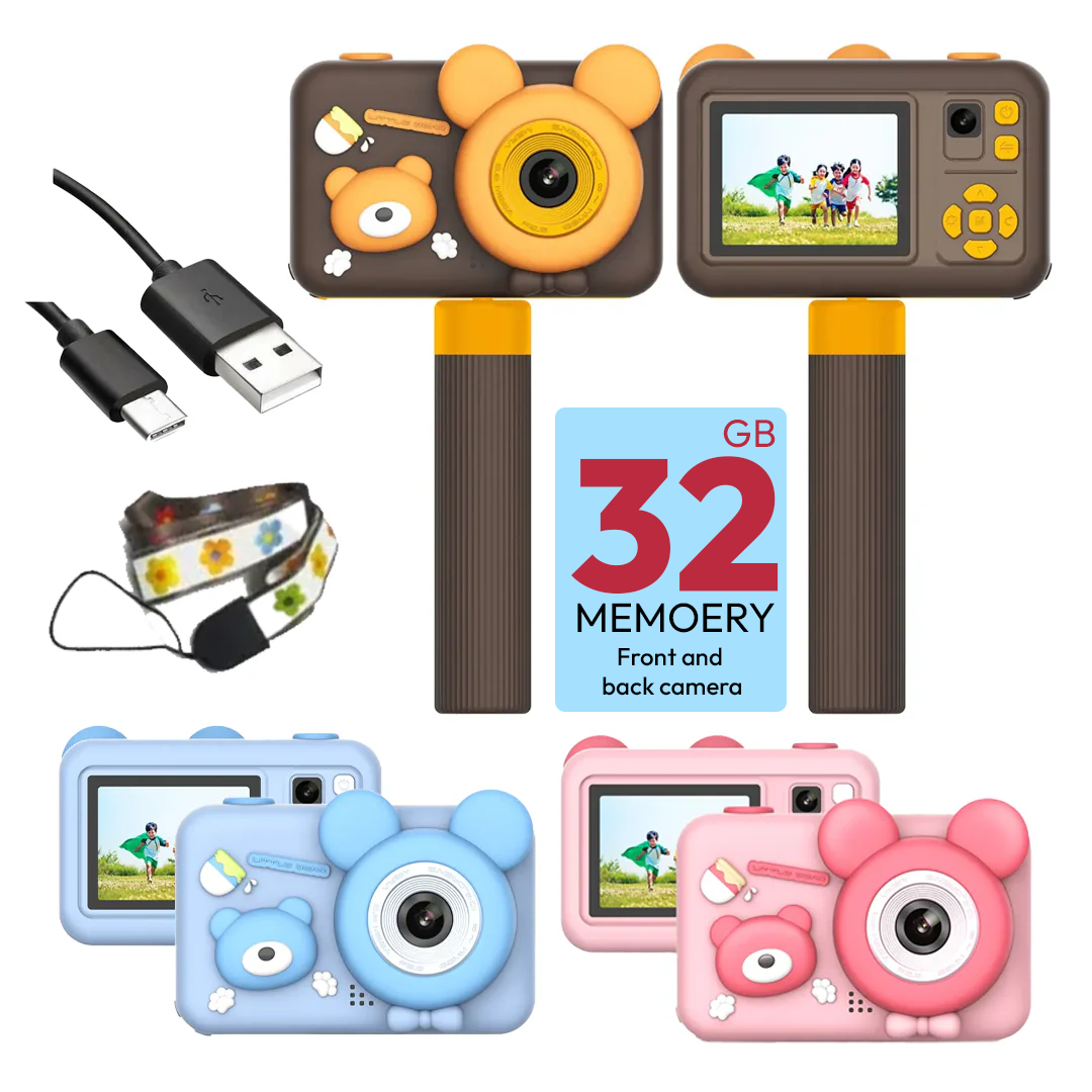 Kids Camera 32GB Dual 4800W HD Cameras & 1080P Video Recording
