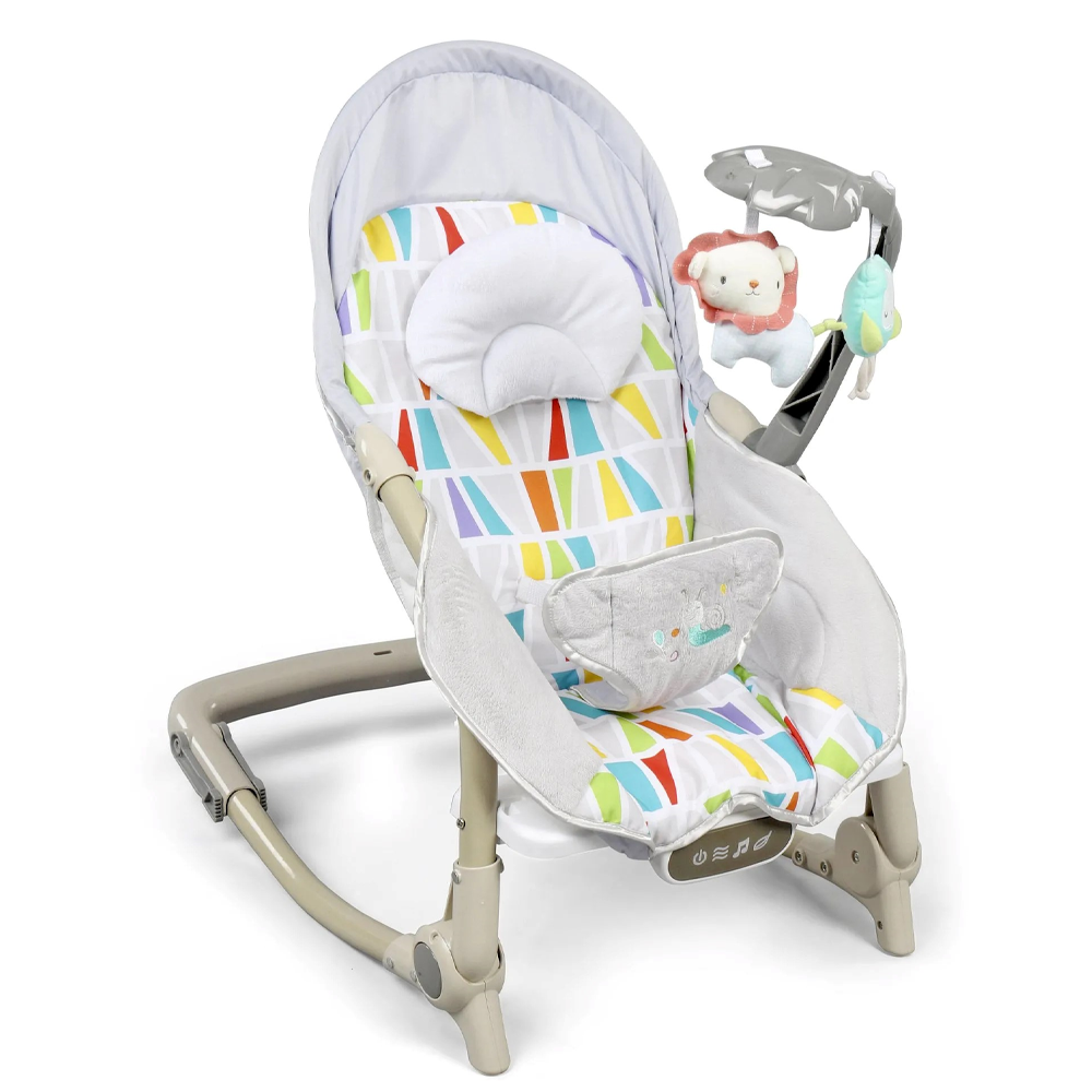 Vibrating & Soothing Baby Bouncer + Rocker