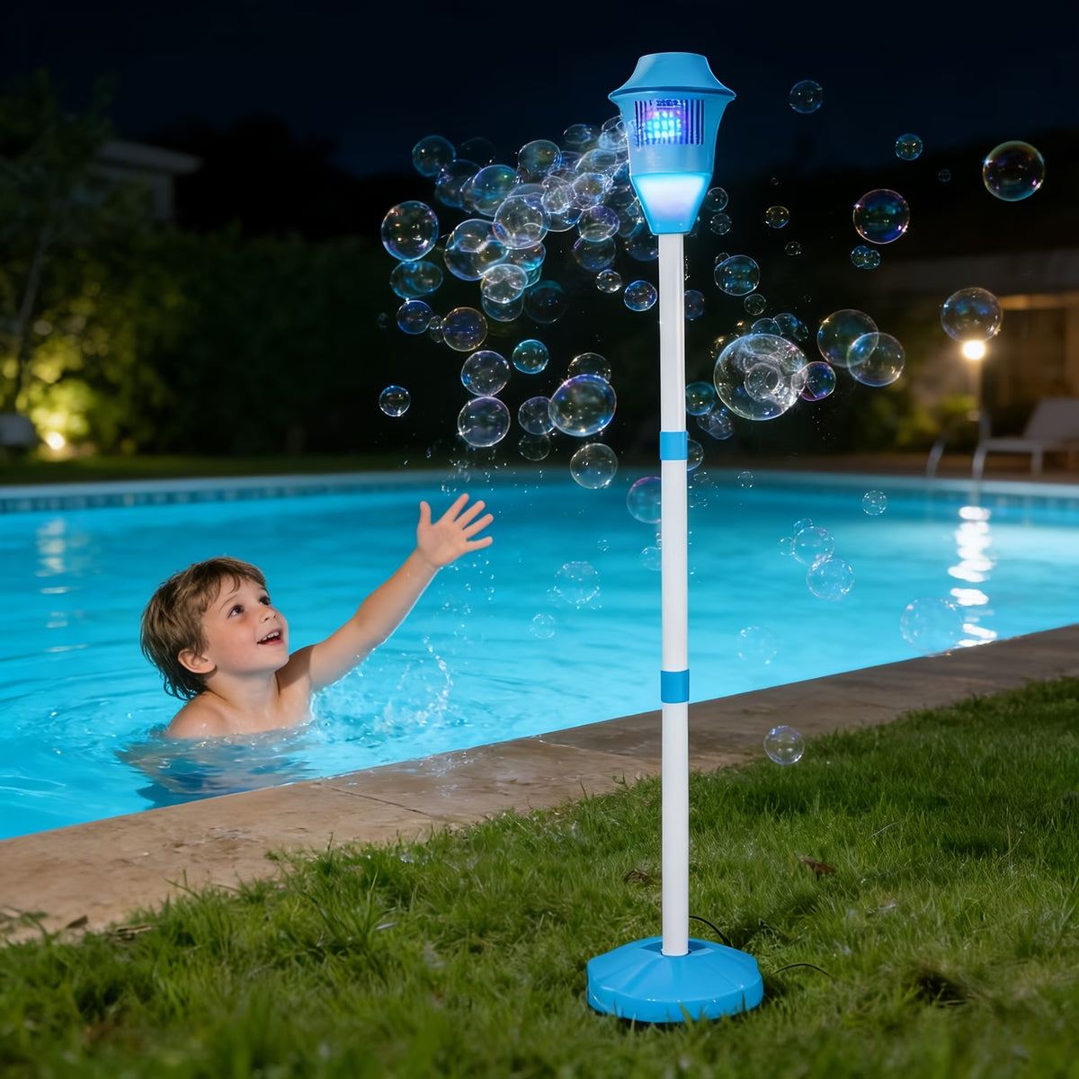 Automatic Bubble Machine with Music & Lights