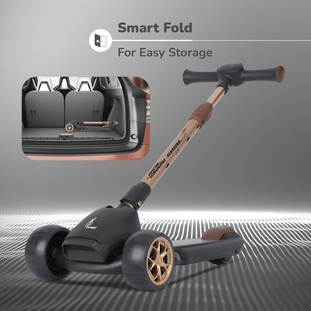 Road Runner Blaze Foldable Kick Scooter for Kids