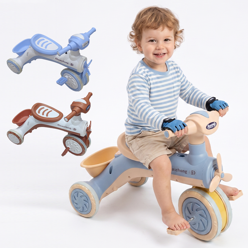 Kids Musical Tricycle Fun Ride-On Toy with Music & Lights