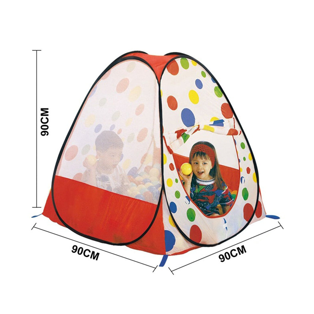 Magic Ball House Children’s Tent Playhouse with 50 Ocean Balls, Indoor & Outdoor Play, for Ages 3+