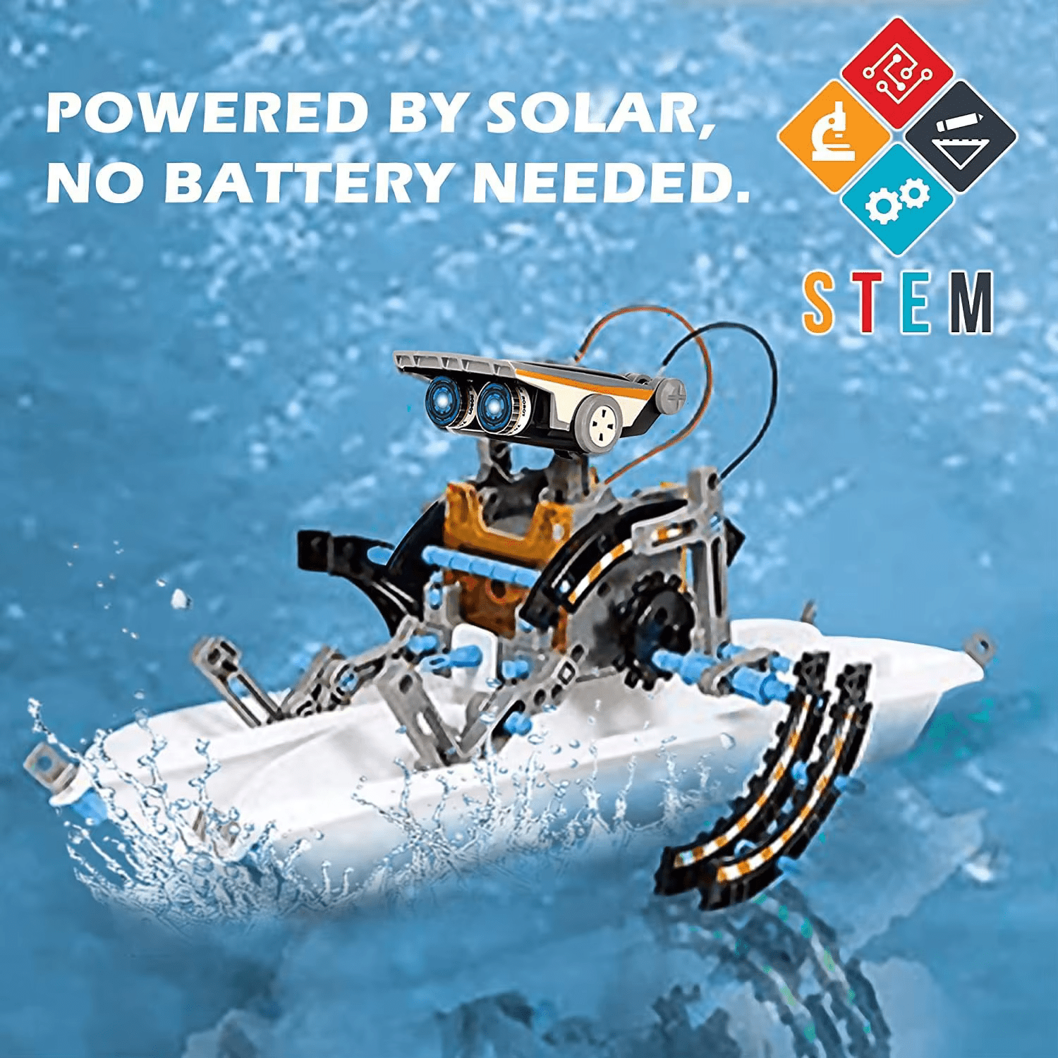 Assembling education 12 in 1 stem solar robot kit toys building science stem robot toy