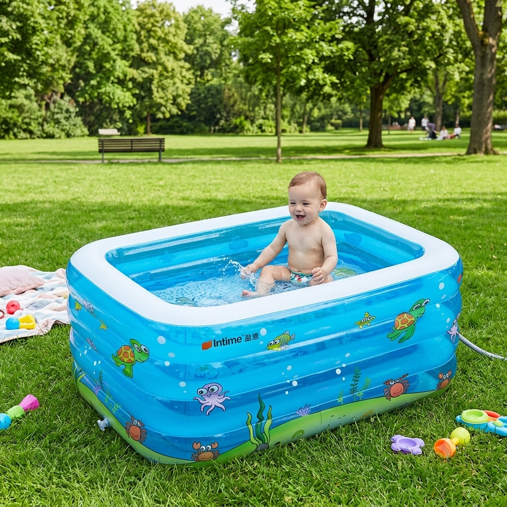 Baby Inflatable Spa Pool (143 × 105 × 75 cm)