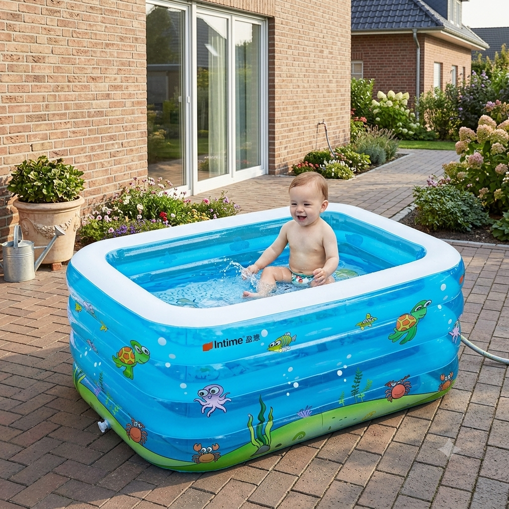 Baby Inflatable Spa Pool (143 × 105 × 75 cm)