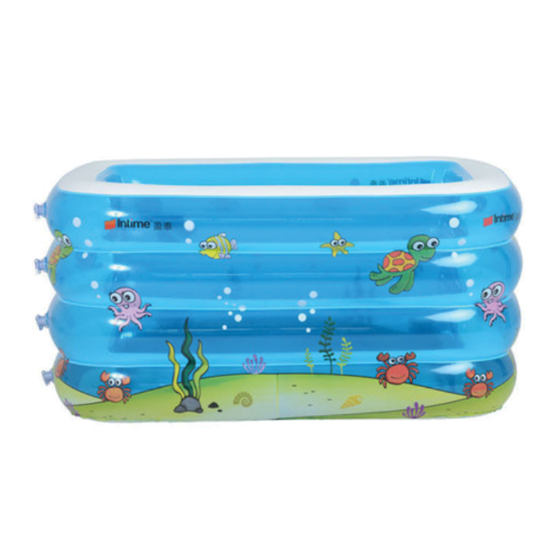 Baby Super Pool Rectangular Printed Leisure Pool 143*105*75cm