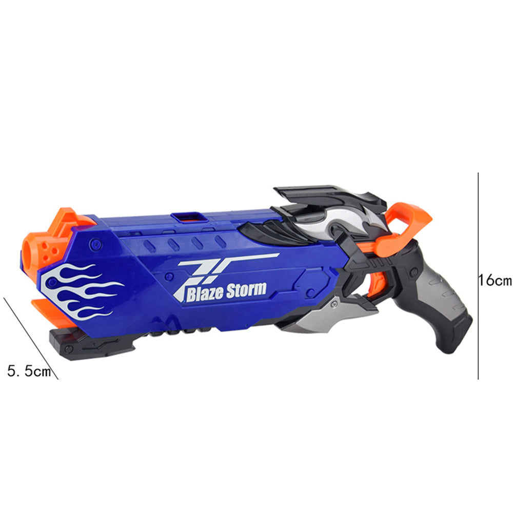 Blaze Storm Soft Bullet Shooting Gun Toy 12 Dart Blaster for Kids, High Impact Rounds, Easy Loading