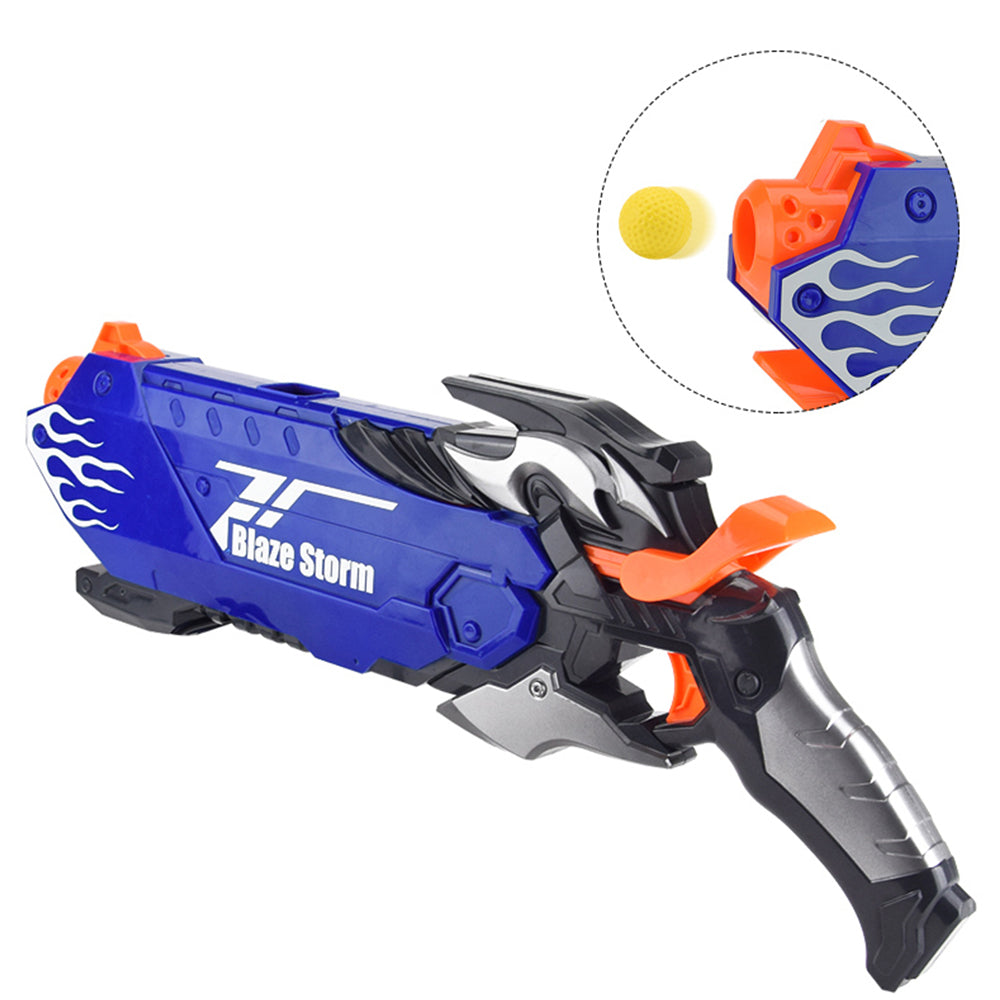 Blaze Storm Soft Bullet Shooting Gun Toy 12 Dart Blaster for Kids, High Impact Rounds, Easy Loading