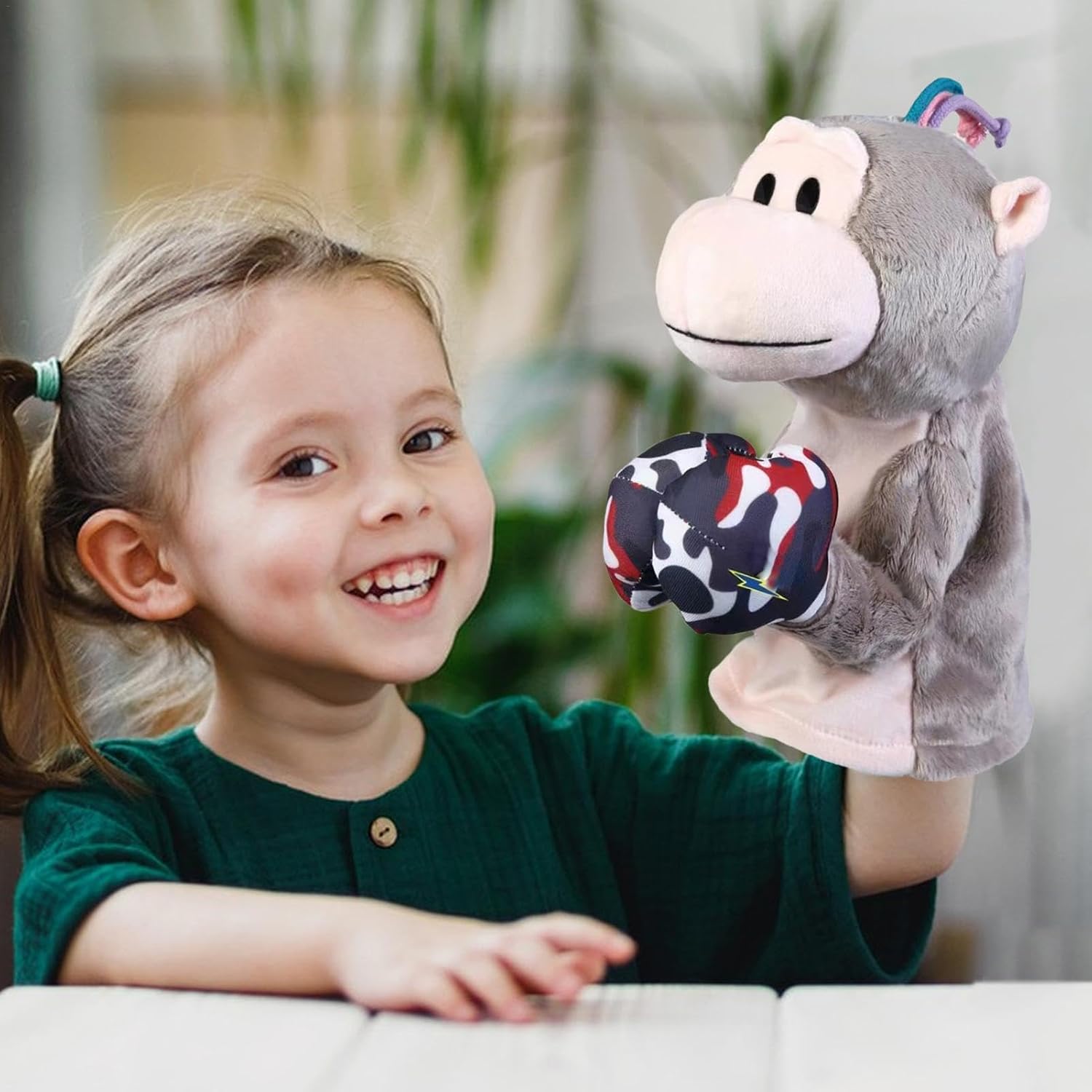 Boxing Monkey Puppet