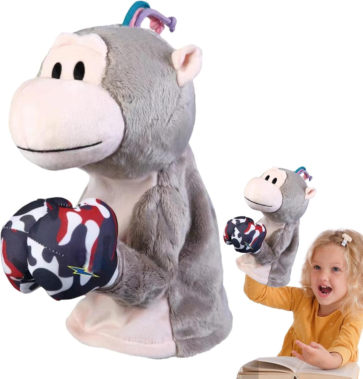 Boxing Monkey Puppet