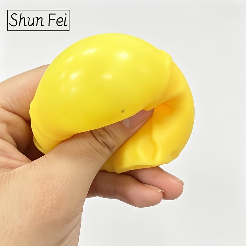 Cheese Squishy Toy, Soft Slow Rising Stress Ball Fidget Toy, Realistic Cheese Cube Sensory Squeeze Toy for Adults, Teens, Office & Study Desk