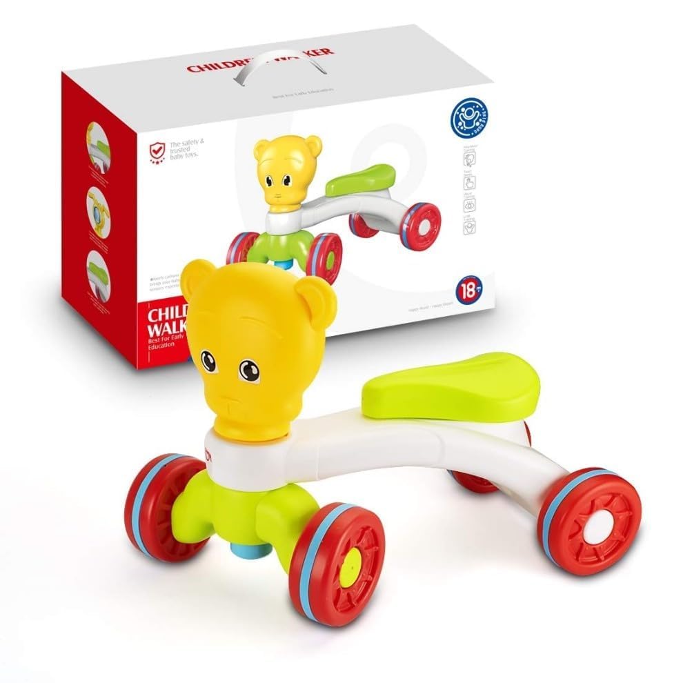 Children’s Duck Walker & Ride-On Car 4-Wheel Swing Car