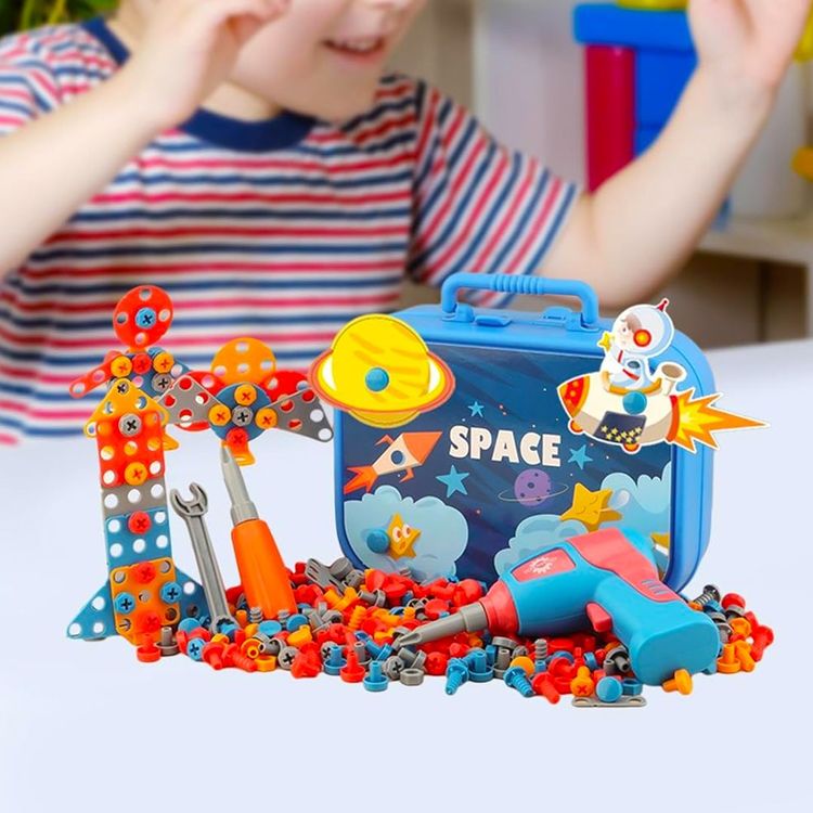 Drill Toy Set Battery Operated for Kids Ages 3–8 Perfect Gift Idea for baby girl and boy