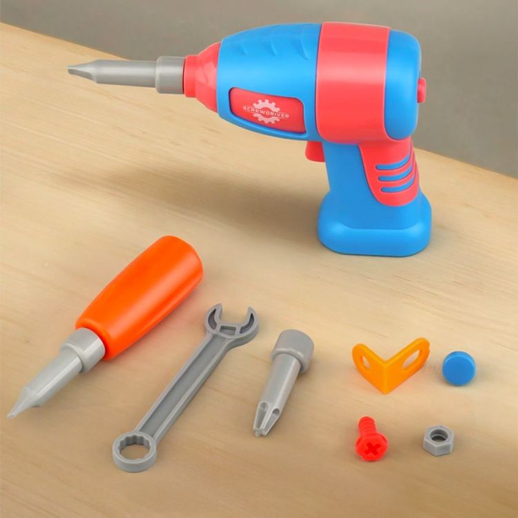 Drill Toy Set Battery Operated for Kids Ages 3–8 Perfect Gift Idea for baby girl and boy
