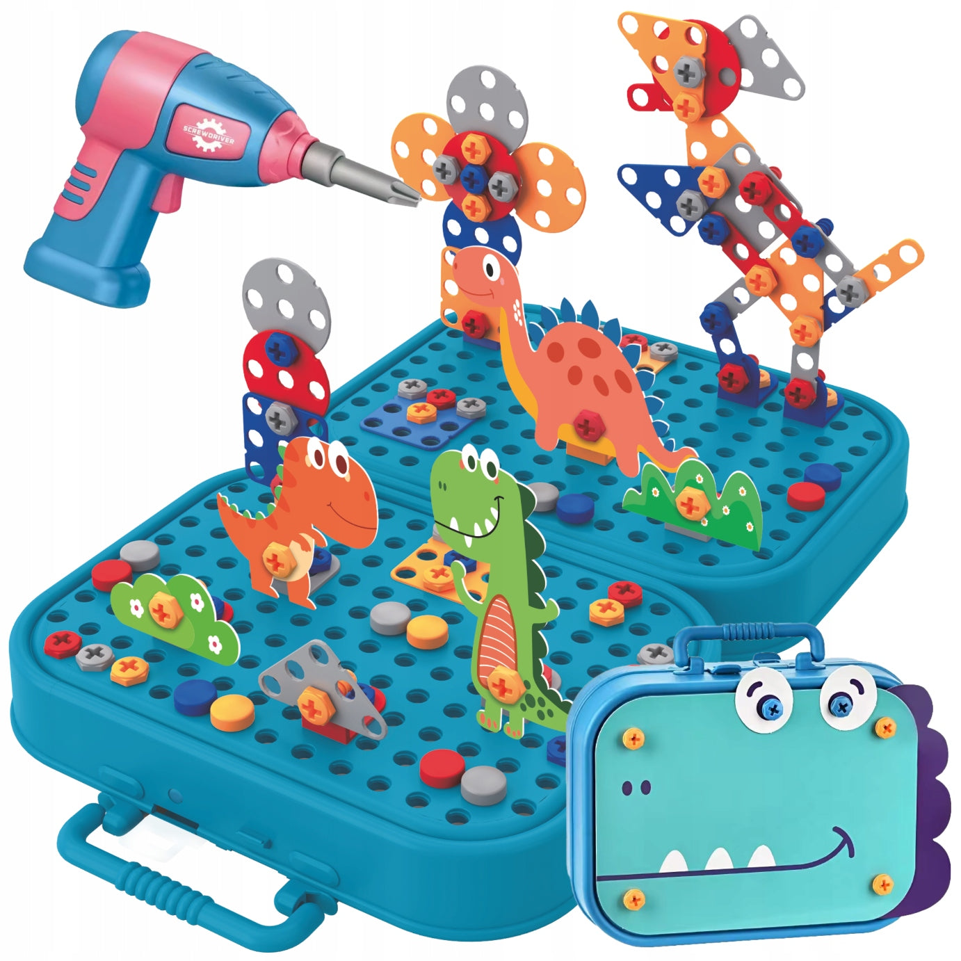 Drill Toy Set Battery Operated for Kids Ages 3–8 Perfect Gift Idea for baby girl and boy