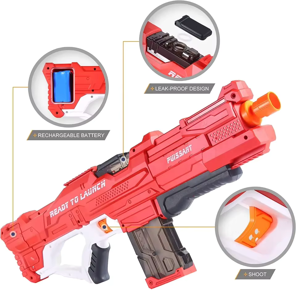 Long Range Electric Water Gun Toy Fully Automatic Blaster for Kids