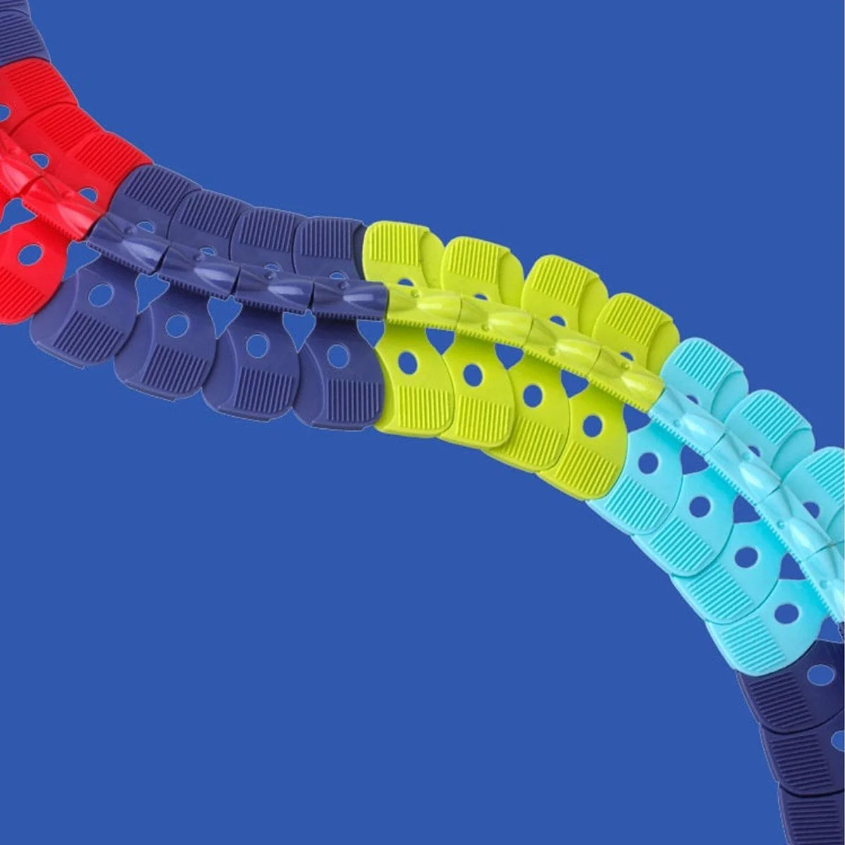 Flexible race track toy