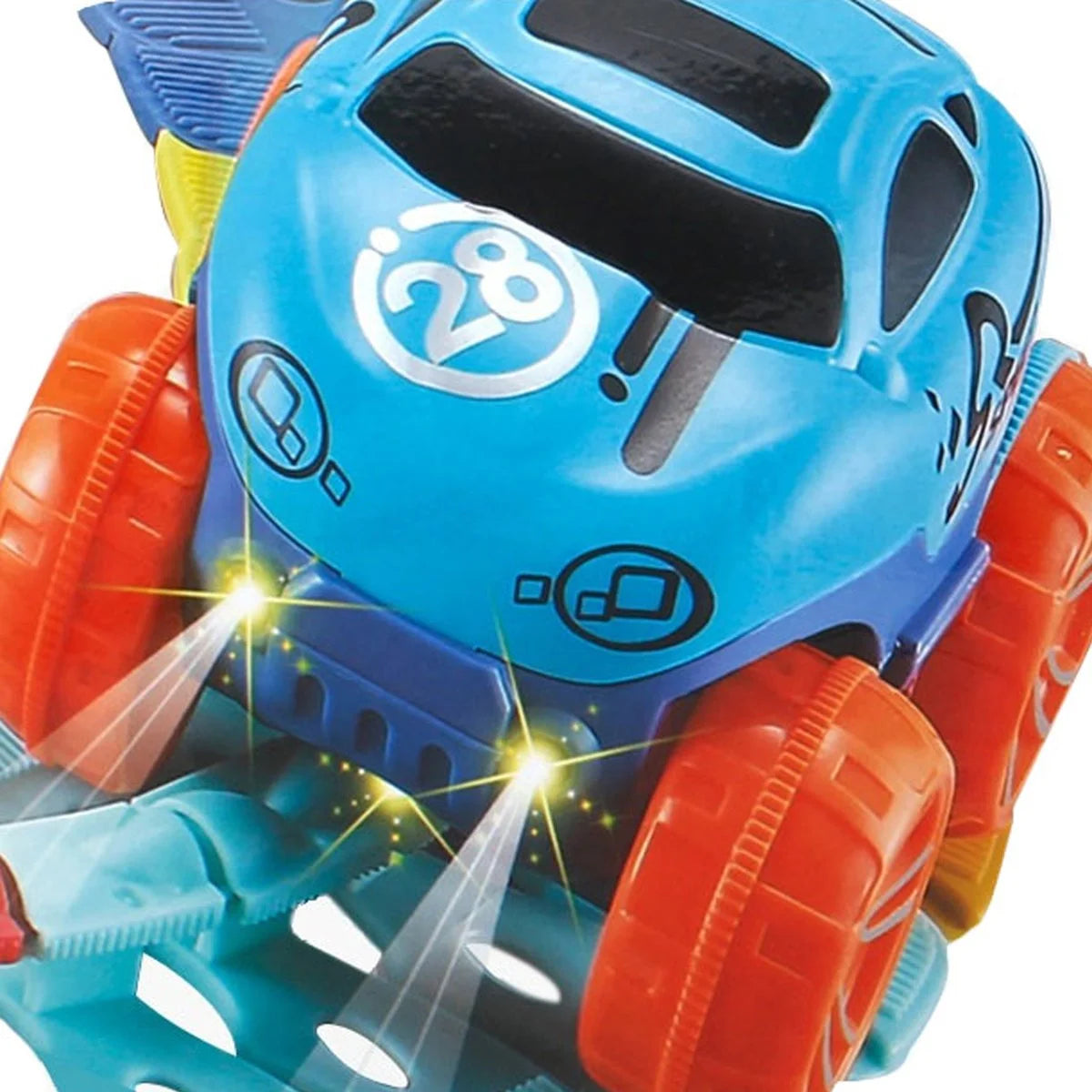 Flexible race track toy