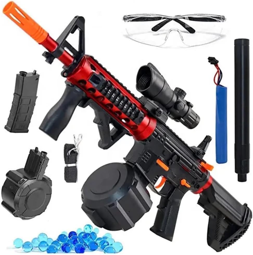 Gel Ball Blaster Toy Gun for Kids Long-Range, Automatic & Manual Modes