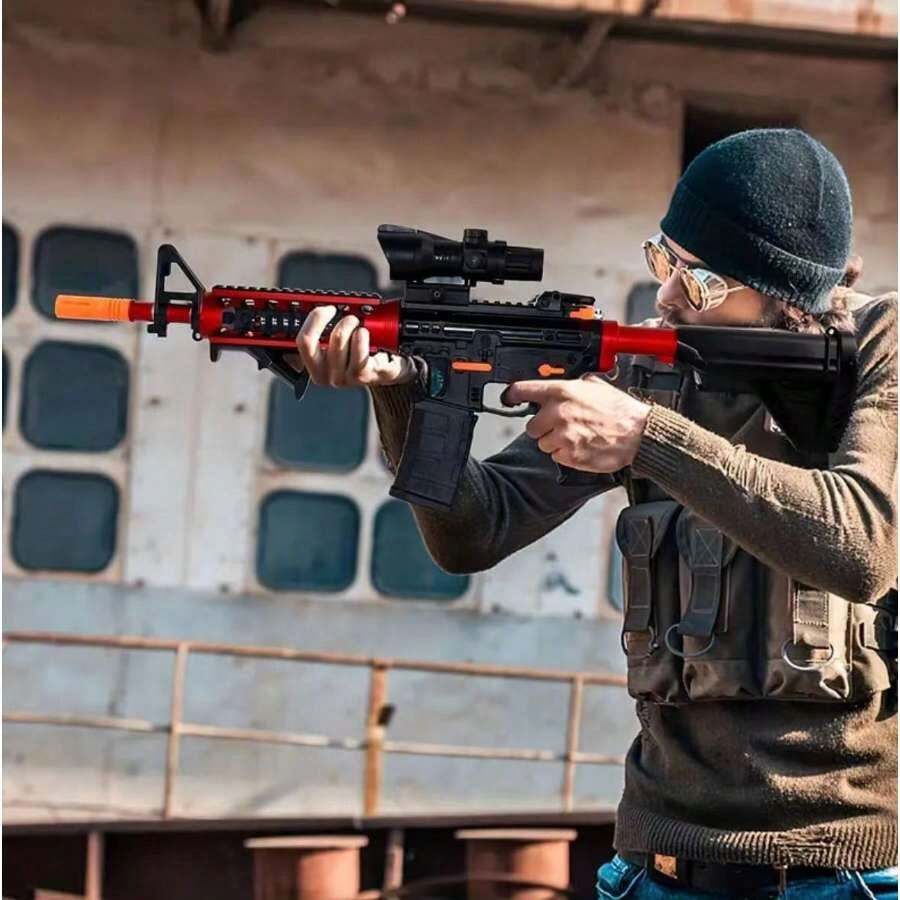 Gel Ball Blaster Toy Gun for Kids Long-Range, Automatic & Manual Modes