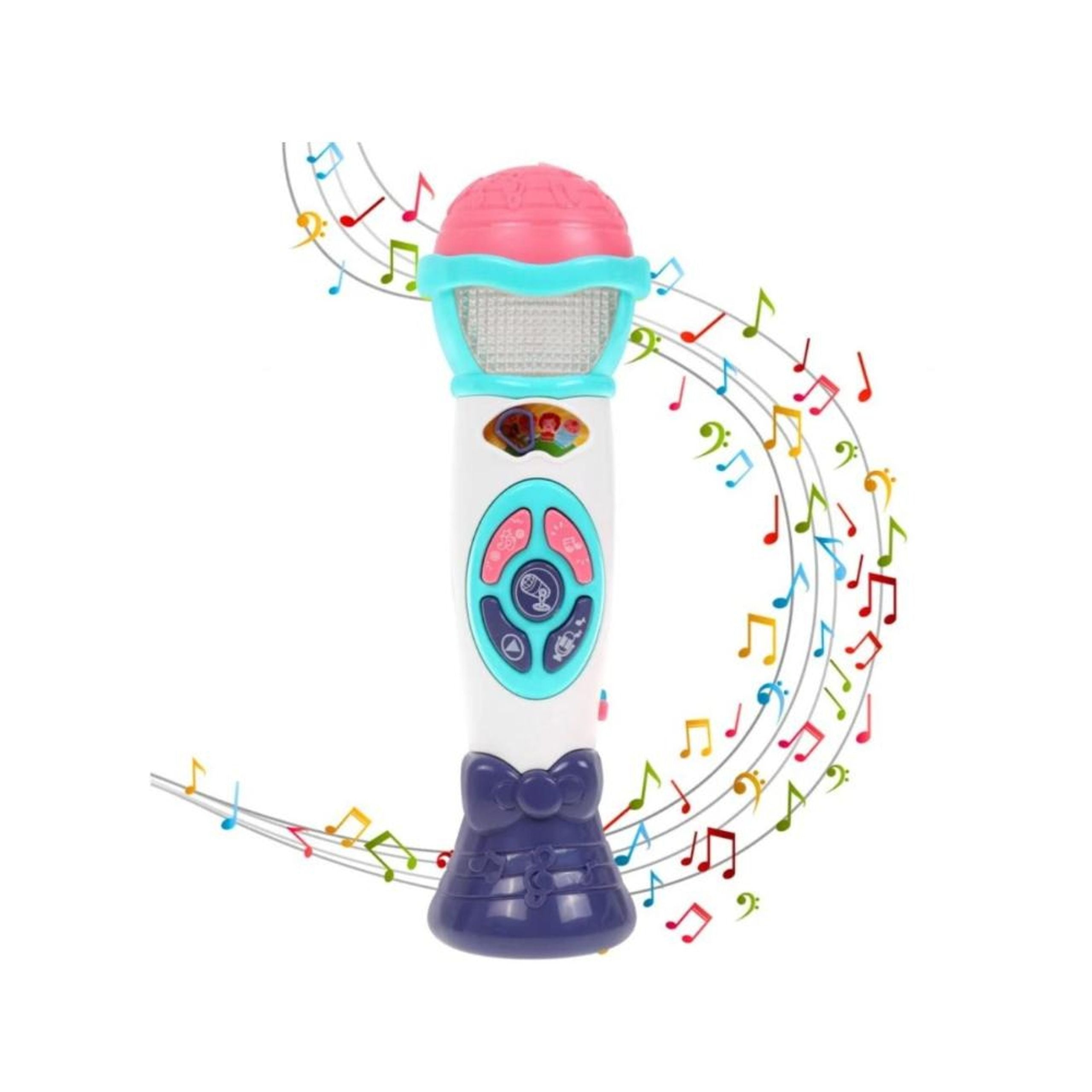 Happy Kids' Music Microphone Toy Colorful & Fun Sing-Along Play