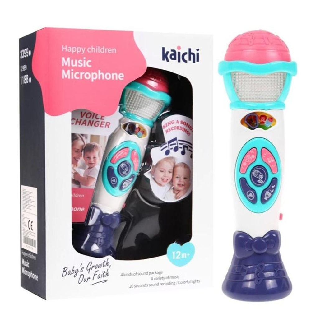 Happy Kids' Music Microphone Toy Colorful & Fun Sing-Along Play