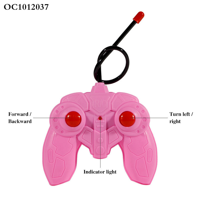 Cute Pink 1:16 RC Car with Doll 4CH Remote Control Girls Toy