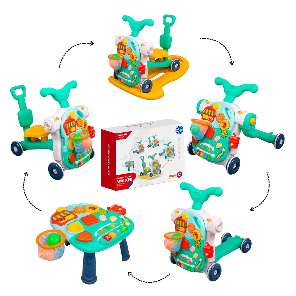 Huanger 5-in-1 Baby Multifunction Walker