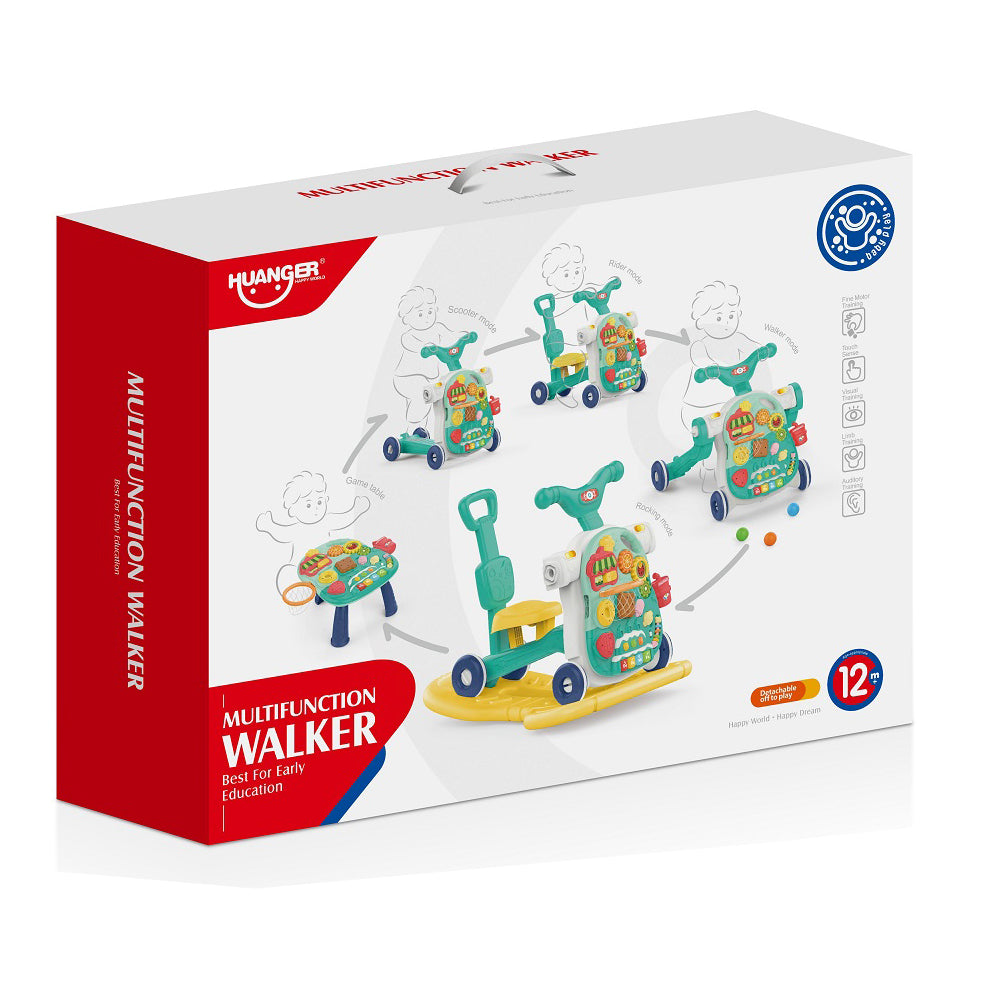 Huanger 5-in-1 Baby Multifunction Walker